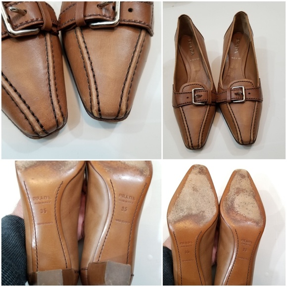 Prada 1.5" leather heels 5 - Picture 4 of 7